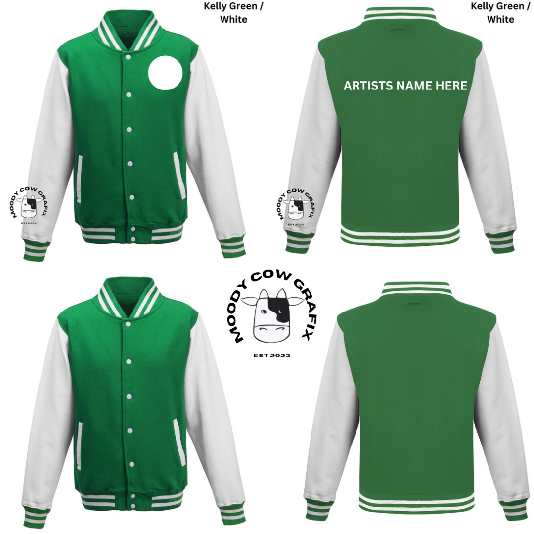 Custom Design Varsity Jacket - 15 years of hits Live 2025 - All Other Colours