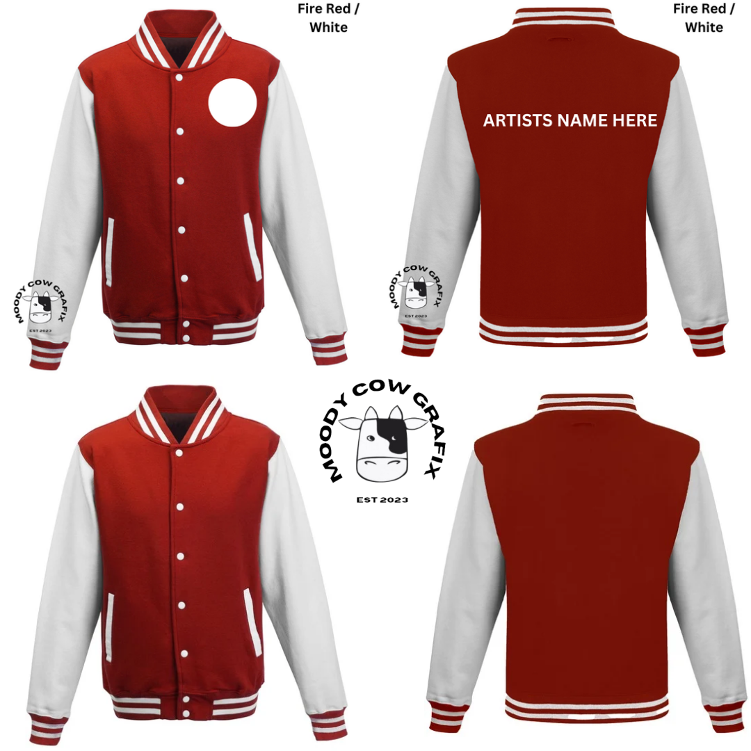 Custom Design Varsity Jacket - 15 years of hits Live 2025 - All Other Colours