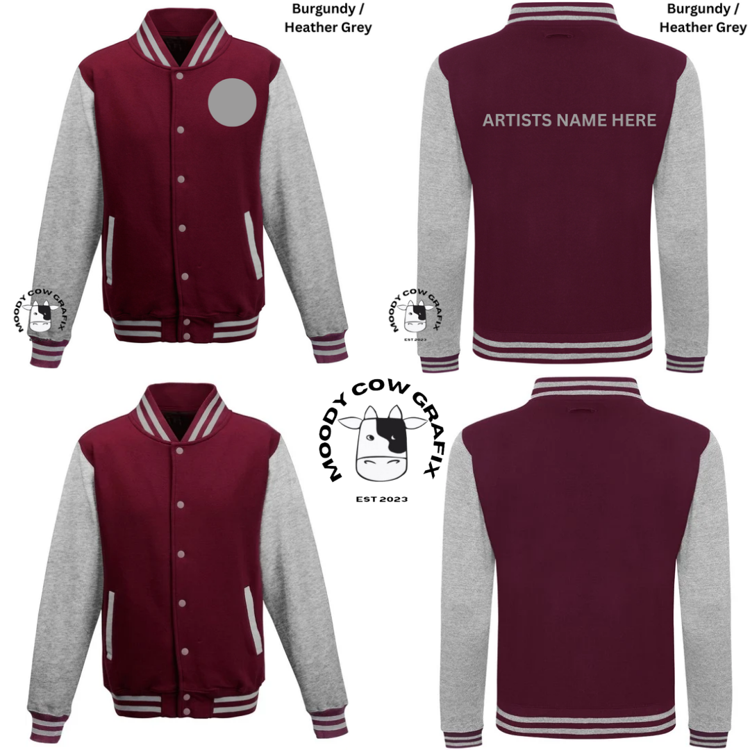 Custom Design Varsity Jacket - 15 years of hits Live 2025 - All Other Colours