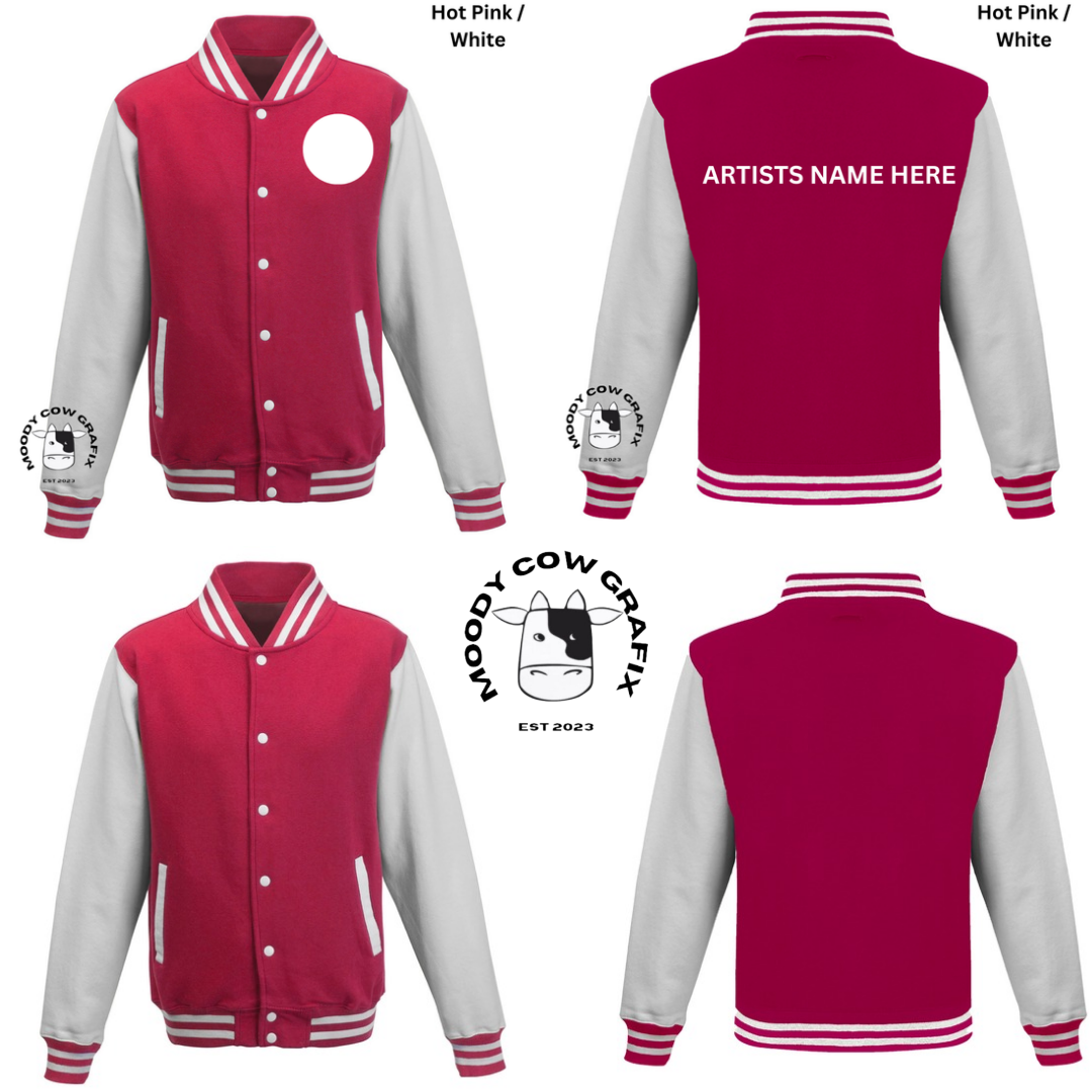 Custom Design Varsity Jacket - 15 years of hits Live 2025 - All Other Colours