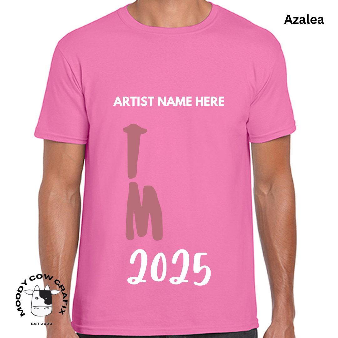 Custom Design -Unisex T-Shirt (Reds, Pinks, Yellow and Purple Colours) - TM Design