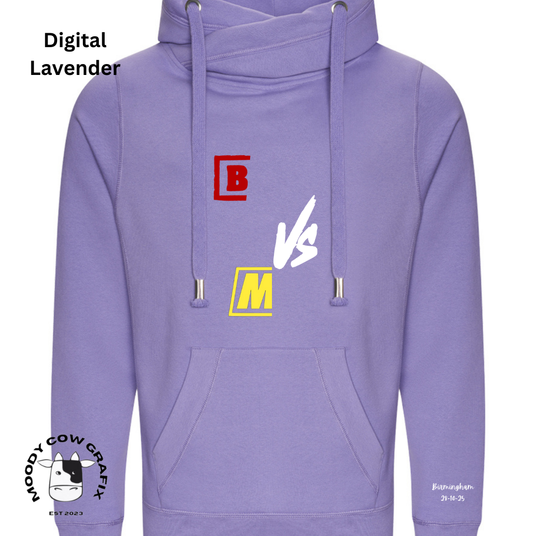 Custom Design - Cross Neck Hibernate Style Hoodie - The Ultimate Face Off