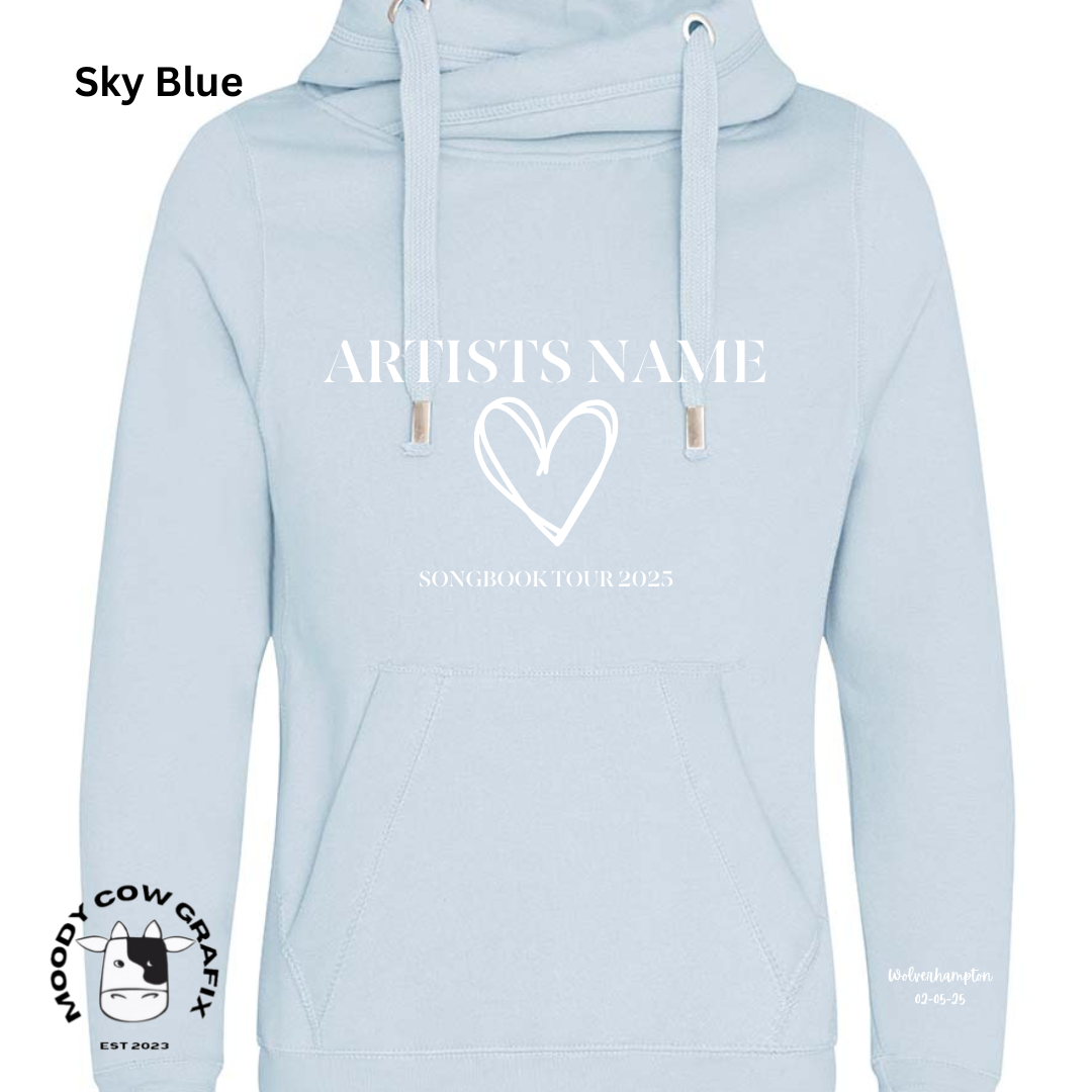 Custom Design - Cross Neck Hibernate Style Hoodie - Songbook Collection 2025