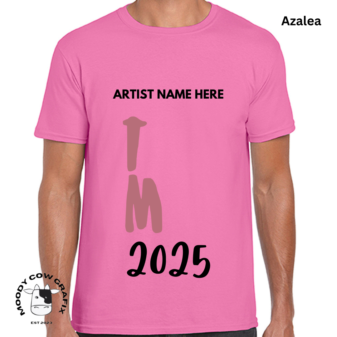 Custom Design -Unisex T-Shirt (Reds, Pinks, Yellow and Purple Colours) - TM Design