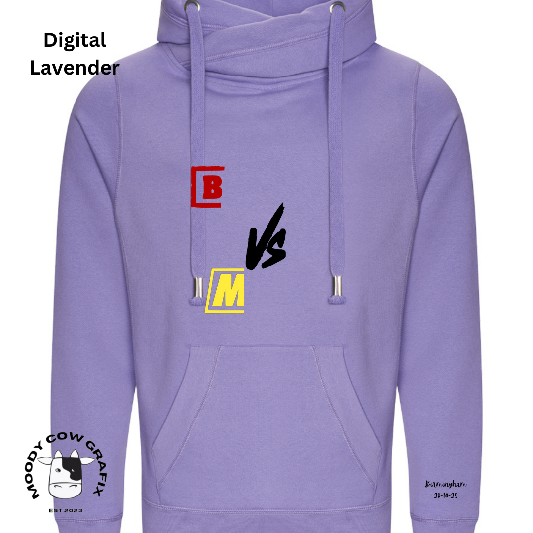 Custom Design - Cross Neck Hibernate Style Hoodie - The Ultimate Face Off