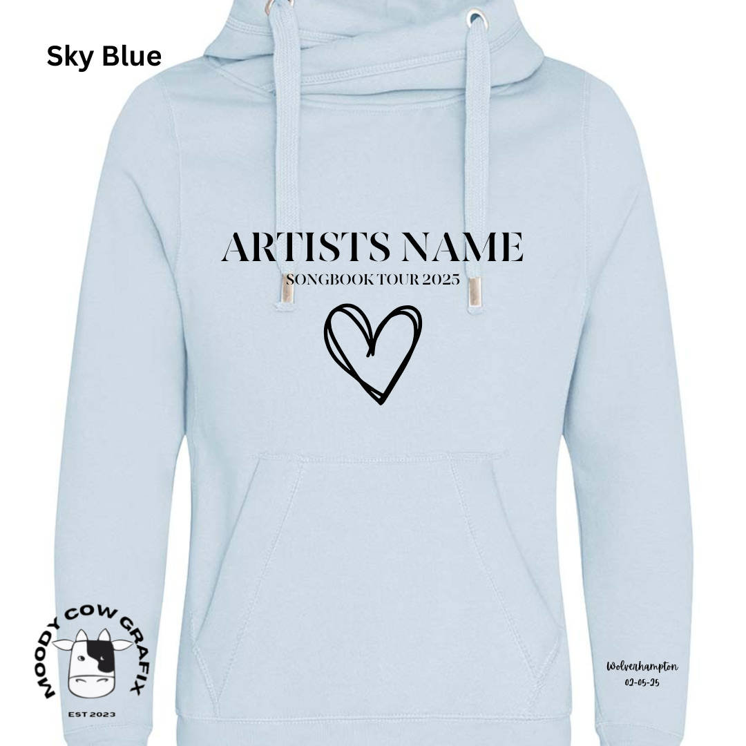 Custom Design - Cross Neck Hibernate Style Hoodie - Songbook Collection 2025