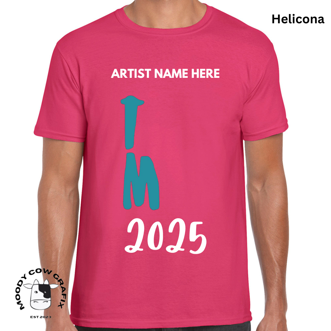 Custom Design -Unisex T-Shirt (Reds, Pinks, Yellow and Purple Colours) - TM Design