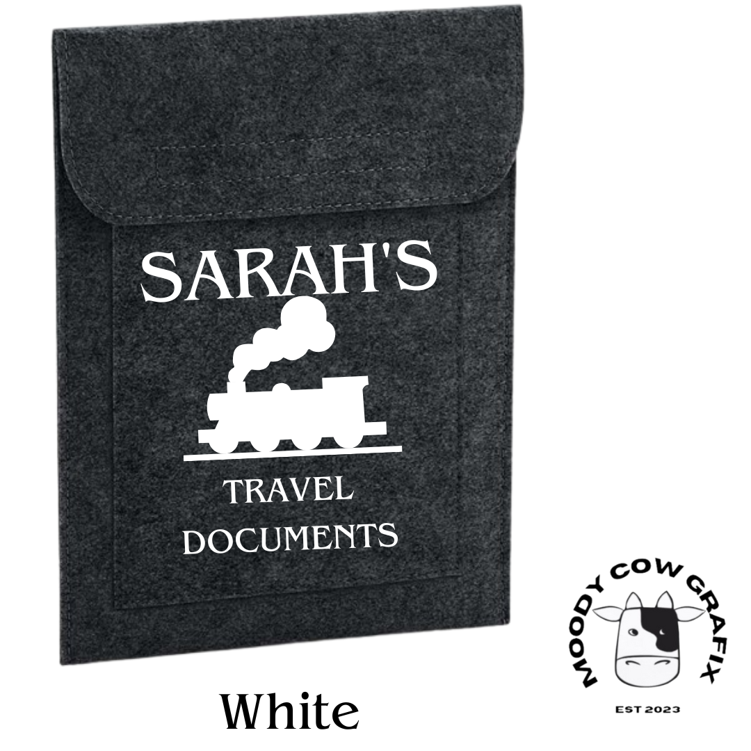 Personalised / Custom Design Travel Document Holders.