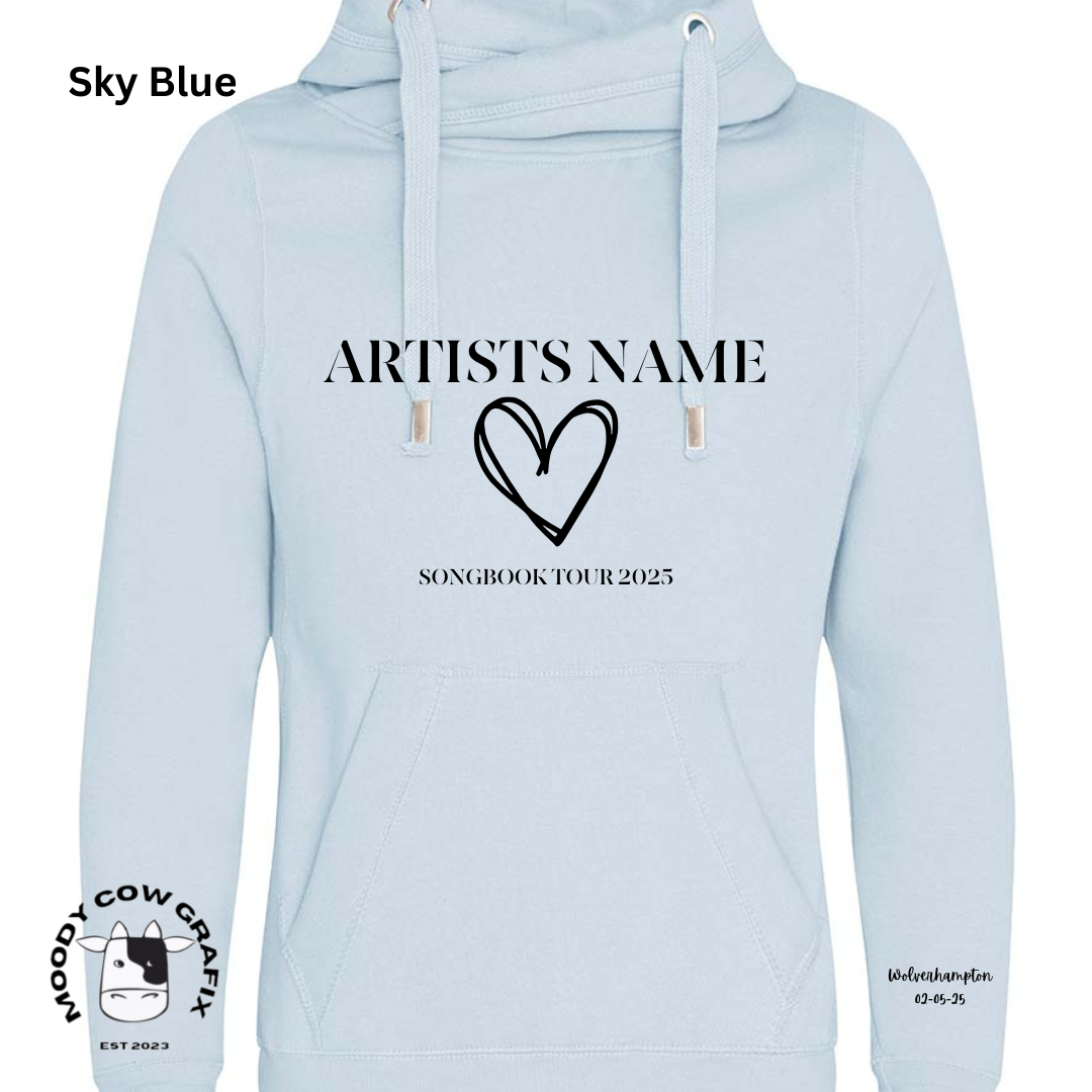 Custom Design - Cross Neck Hibernate Style Hoodie - Songbook Collection 2025