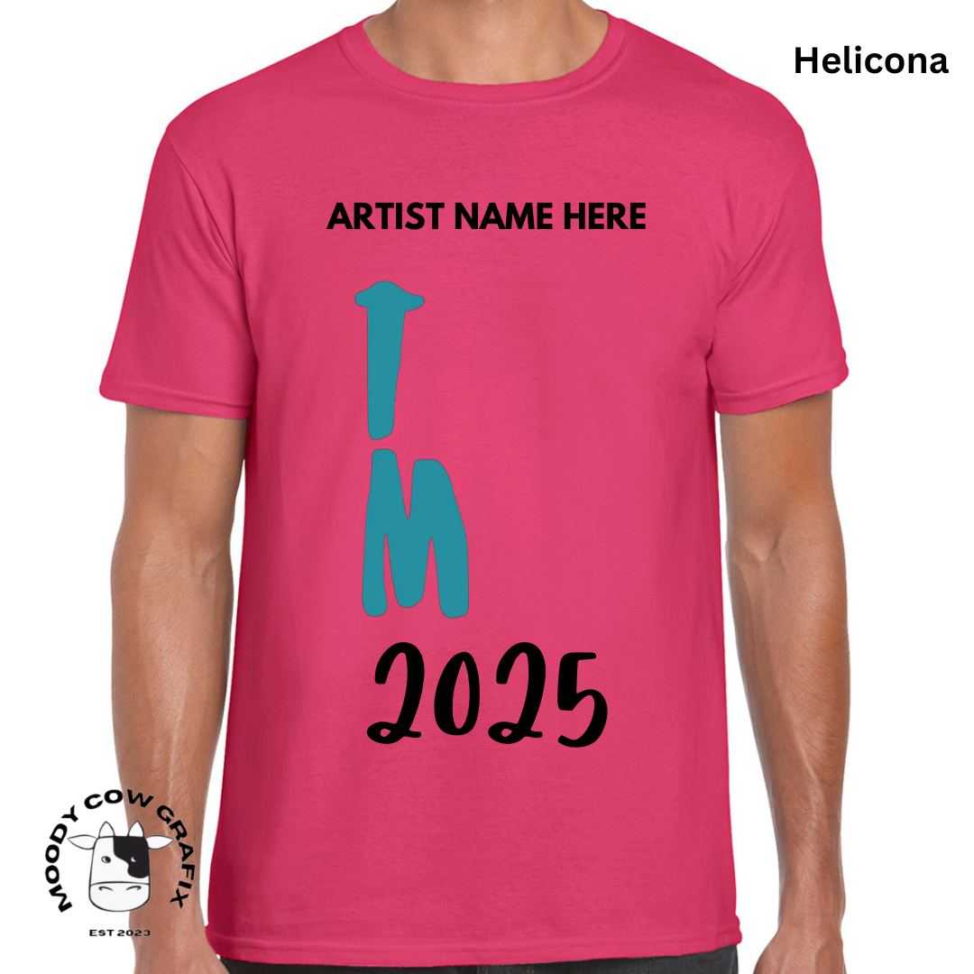 Custom Design -Unisex T-Shirt (Reds, Pinks, Yellow and Purple Colours) - TM Design