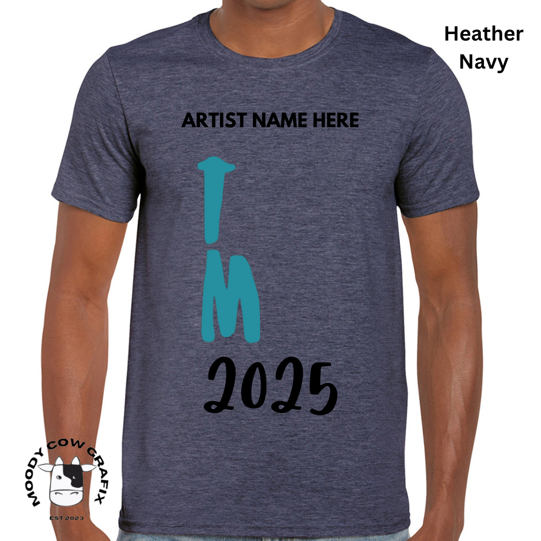 Custom Design -Unisex T-Shirt (Blue Colours) - TM Design Style