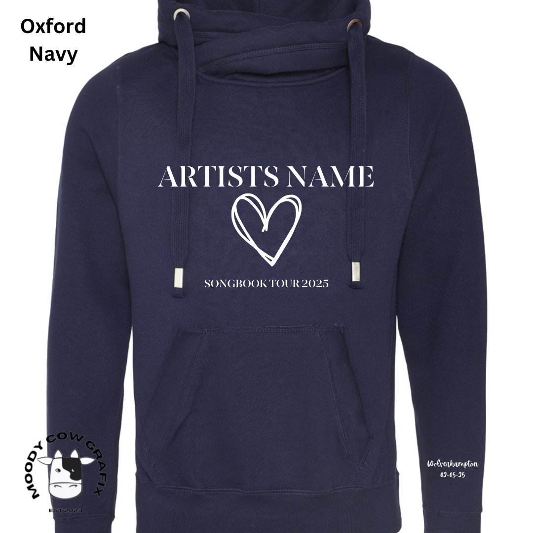 Custom Design - Cross Neck Hibernate Style Hoodie - Songbook Collection 2025