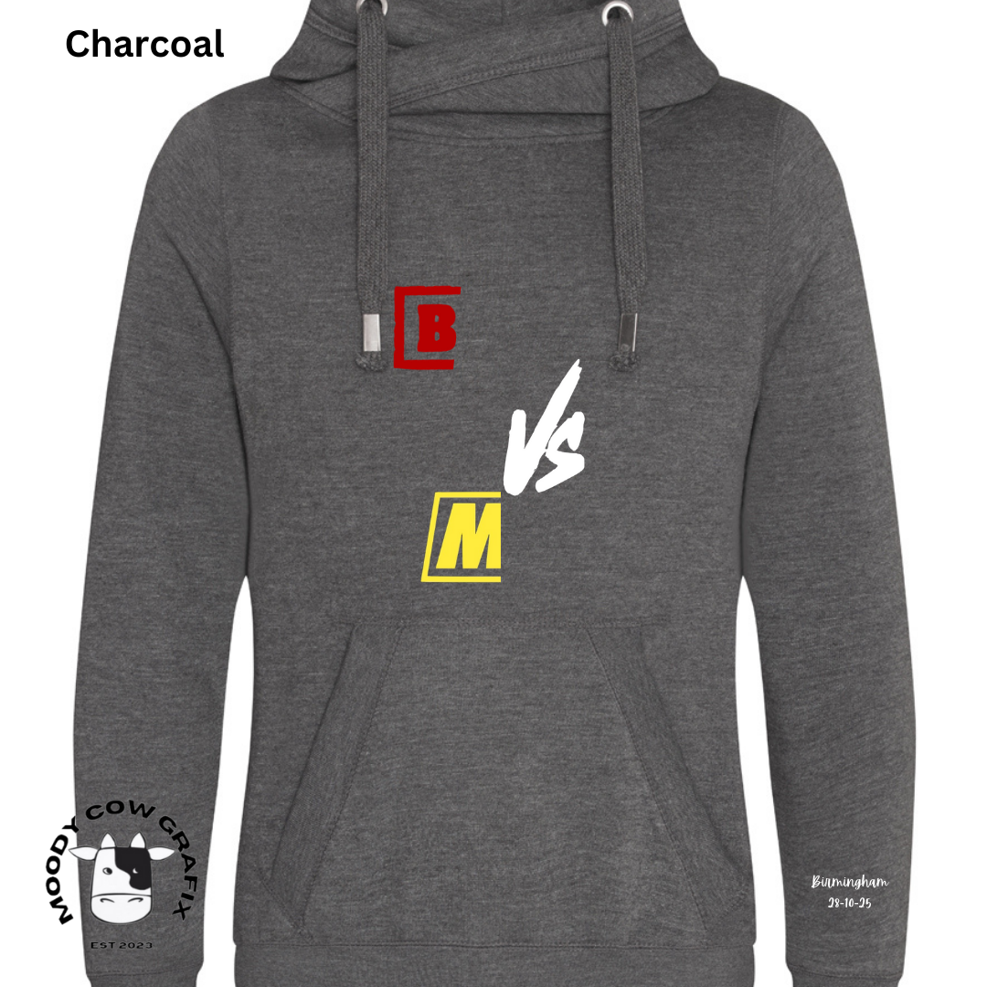 Custom Design - Cross Neck Hibernate Style Hoodie - The Ultimate Face Off