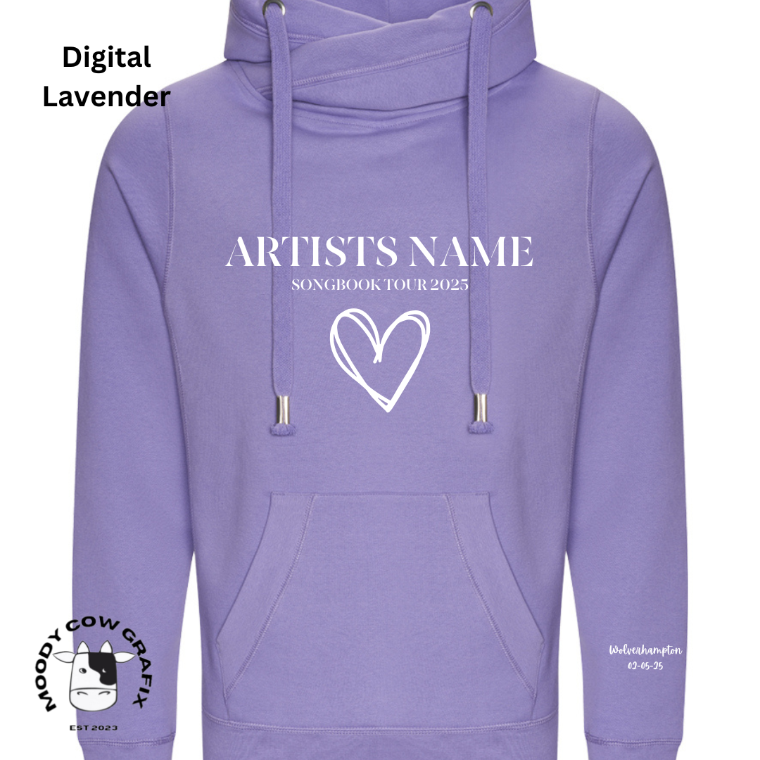 Custom Design - Cross Neck Hibernate Style Hoodie - Songbook Collection 2025