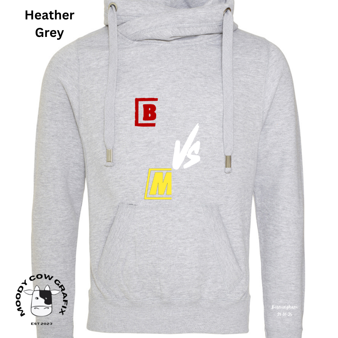 Custom Design - Cross Neck Hibernate Style Hoodie - The Ultimate Face Off