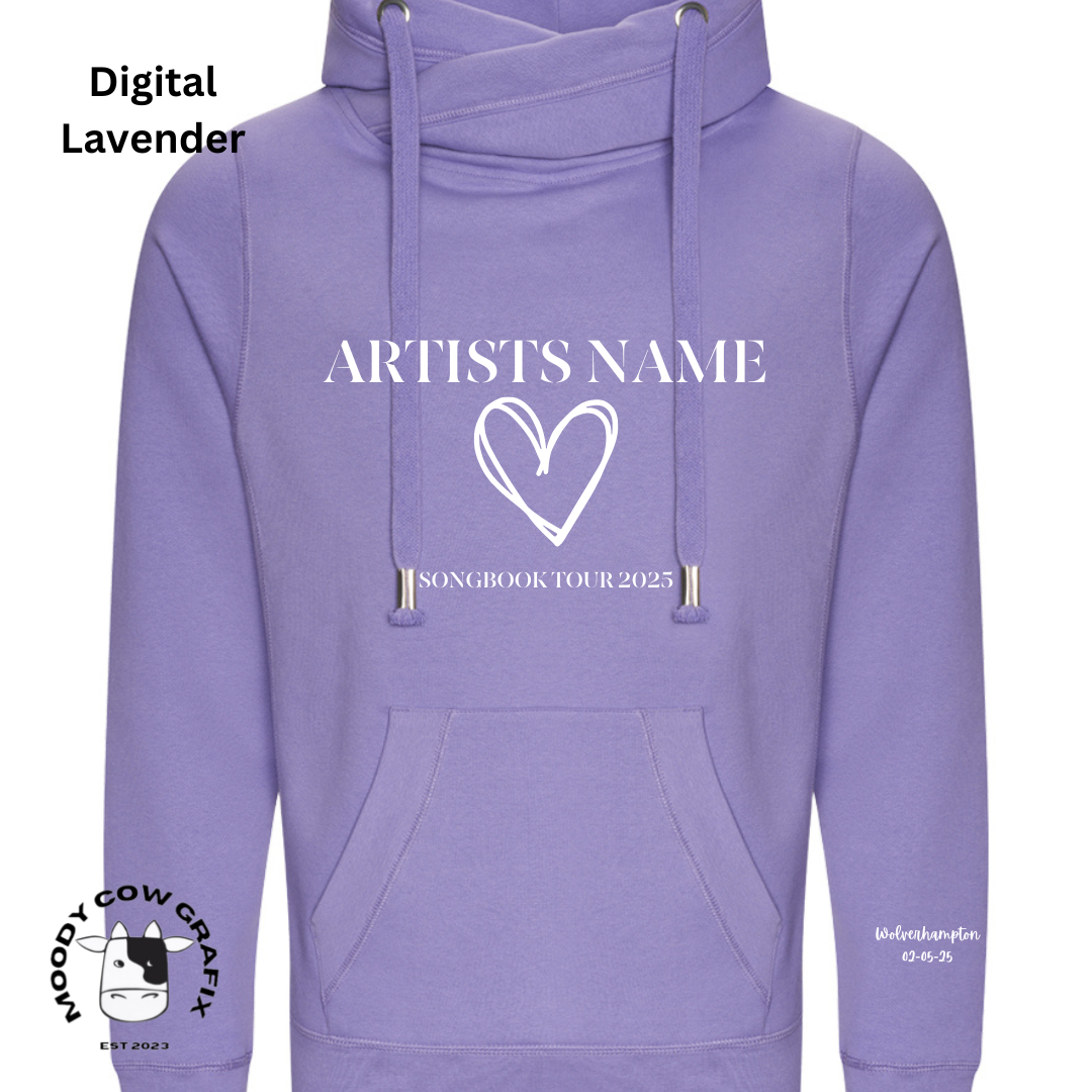 Custom Design - Cross Neck Hibernate Style Hoodie - Songbook Collection 2025