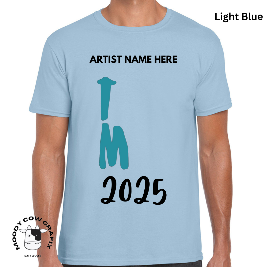 Custom Design -Unisex T-Shirt (Blue Colours) - TM Design Style