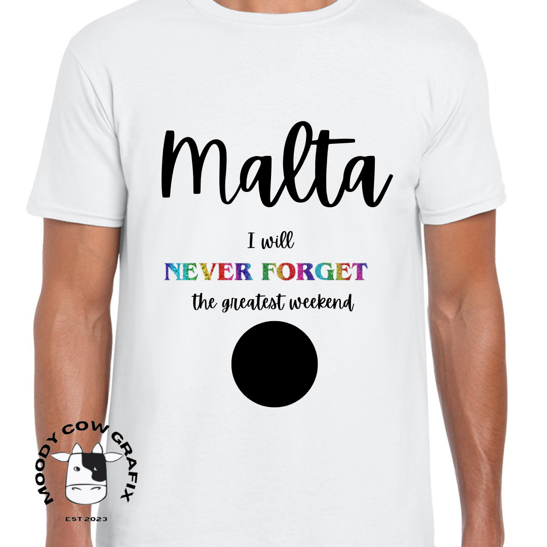 Custom Design Malta 2024 T-Shirt - The Greatest Weekend