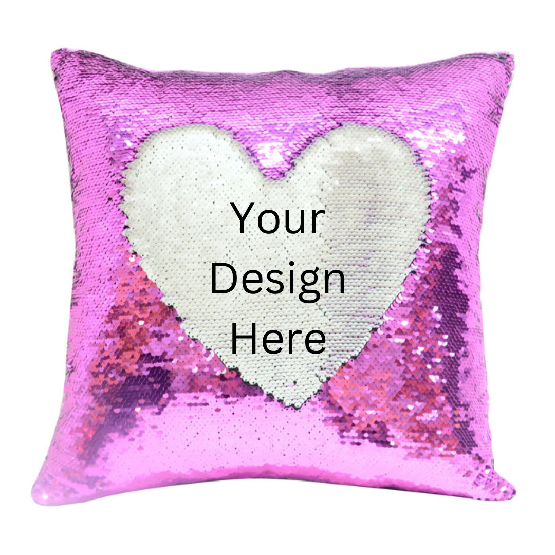 Custom Design Sequin Cushion Cover - The Ultimate Face Off