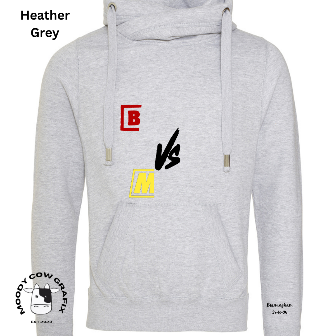 Custom Design - Cross Neck Hibernate Style Hoodie - The Ultimate Face Off