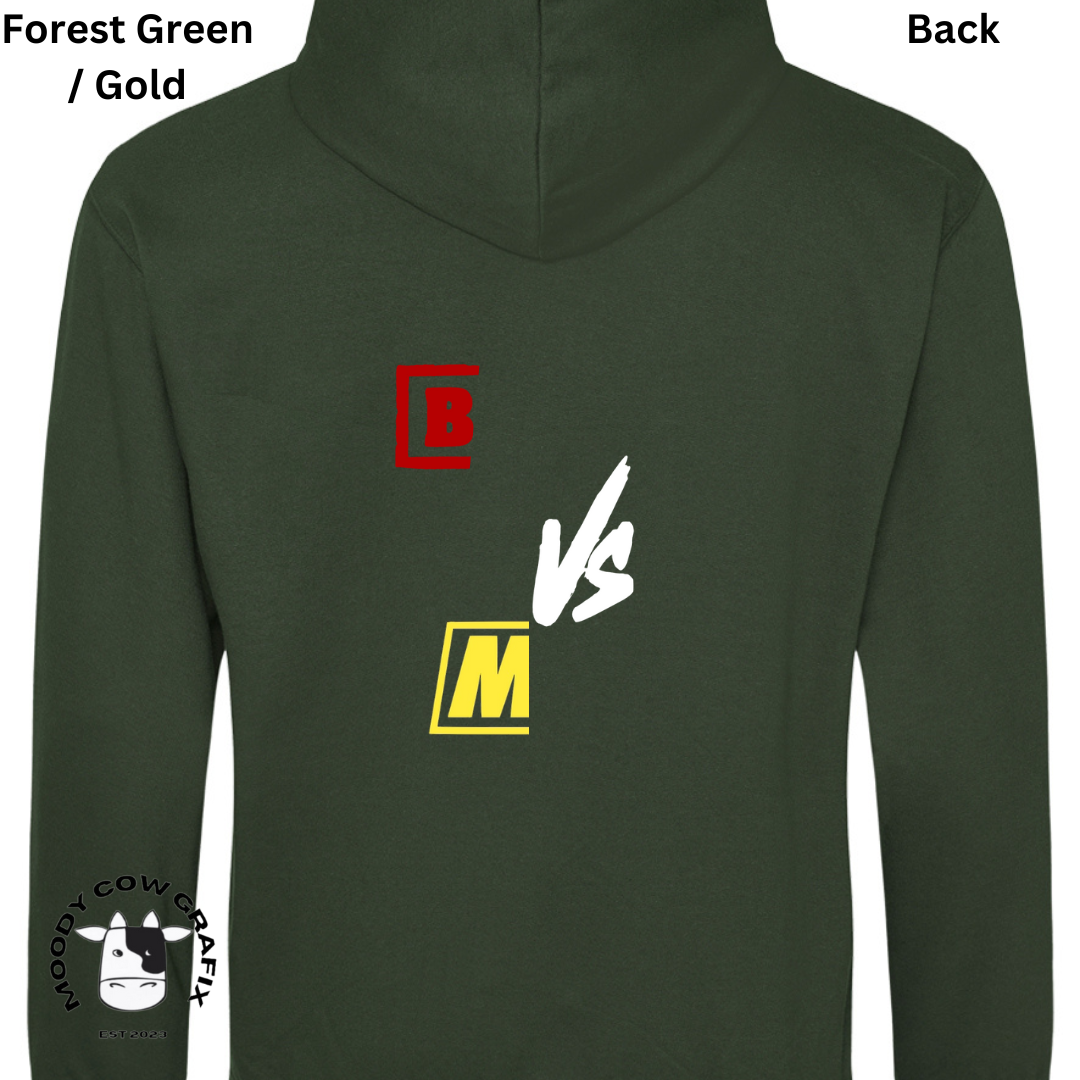 Custom Design Varsity Hoodie - The Ultimate Face Off- *Childrens*