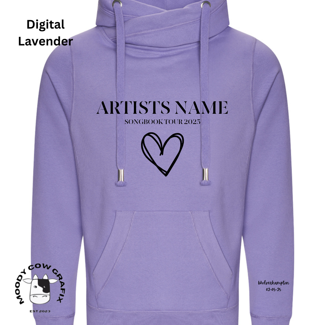 Custom Design - Cross Neck Hibernate Style Hoodie - Songbook Collection 2025