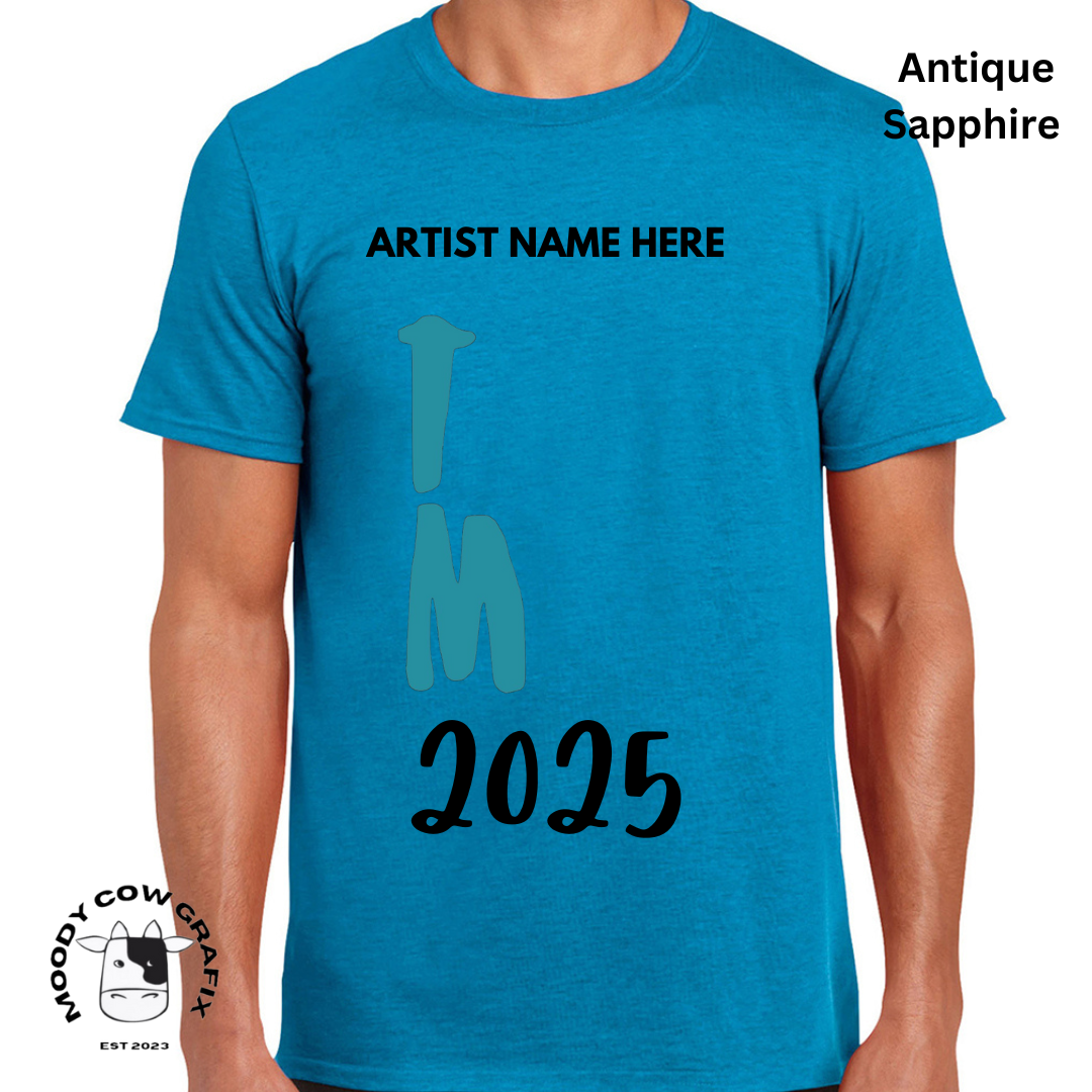 Custom Design -Unisex T-Shirt (Blue Colours) - TM Design Style