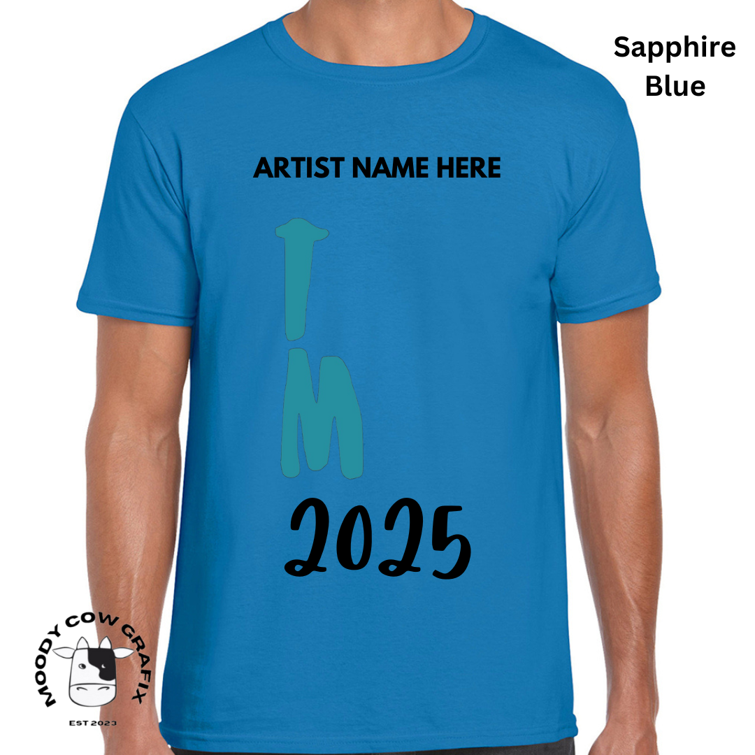 Custom Design -Unisex T-Shirt (Blue Colours) - TM Design Style