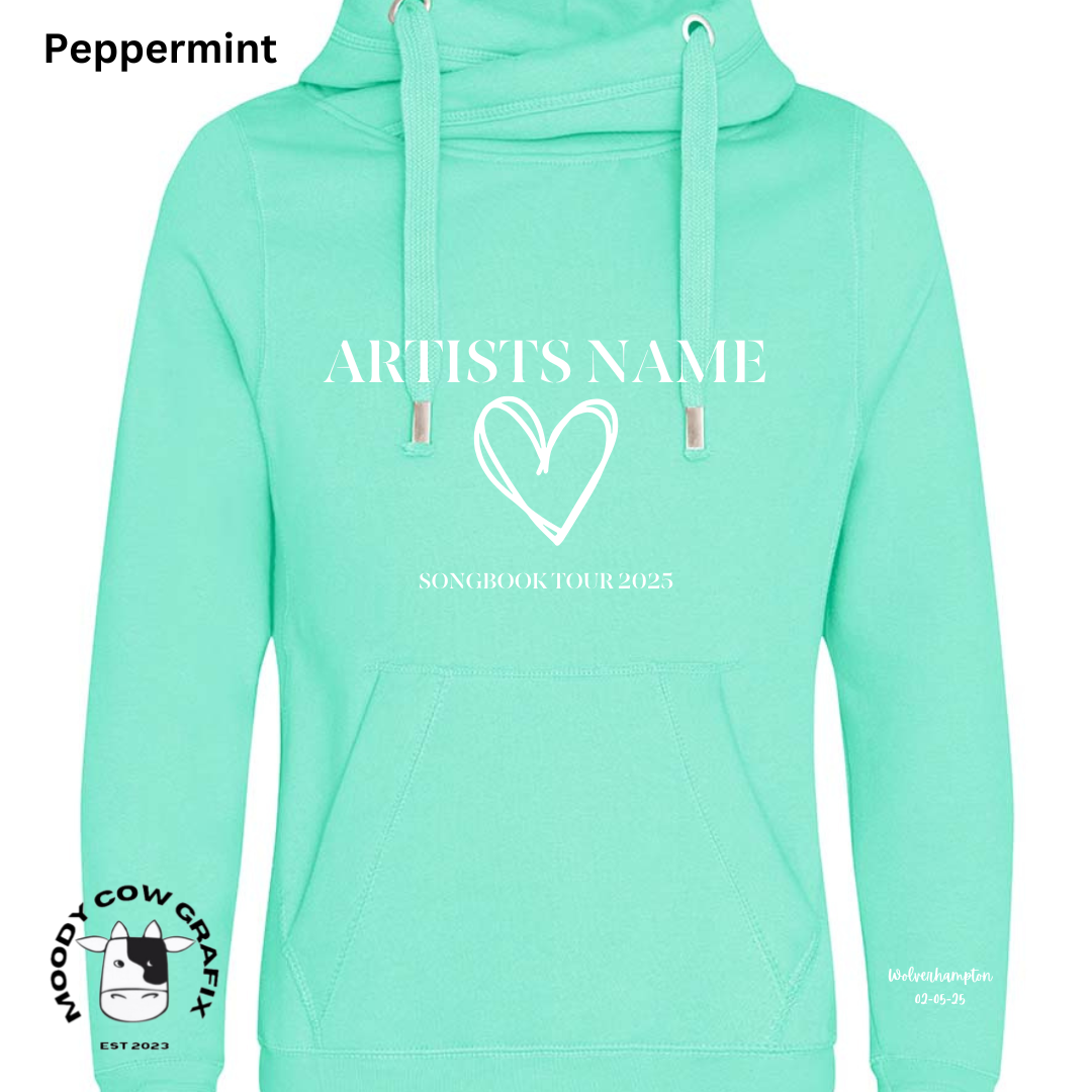 Custom Design - Cross Neck Hibernate Style Hoodie - Songbook Collection 2025