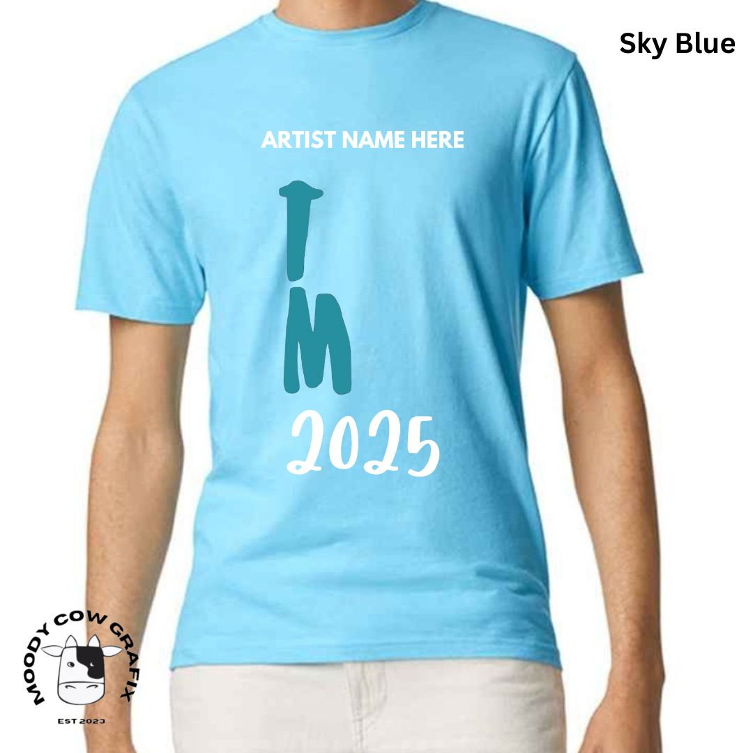 Custom Design -Unisex T-Shirt (Blue Colours) - TM Design Style