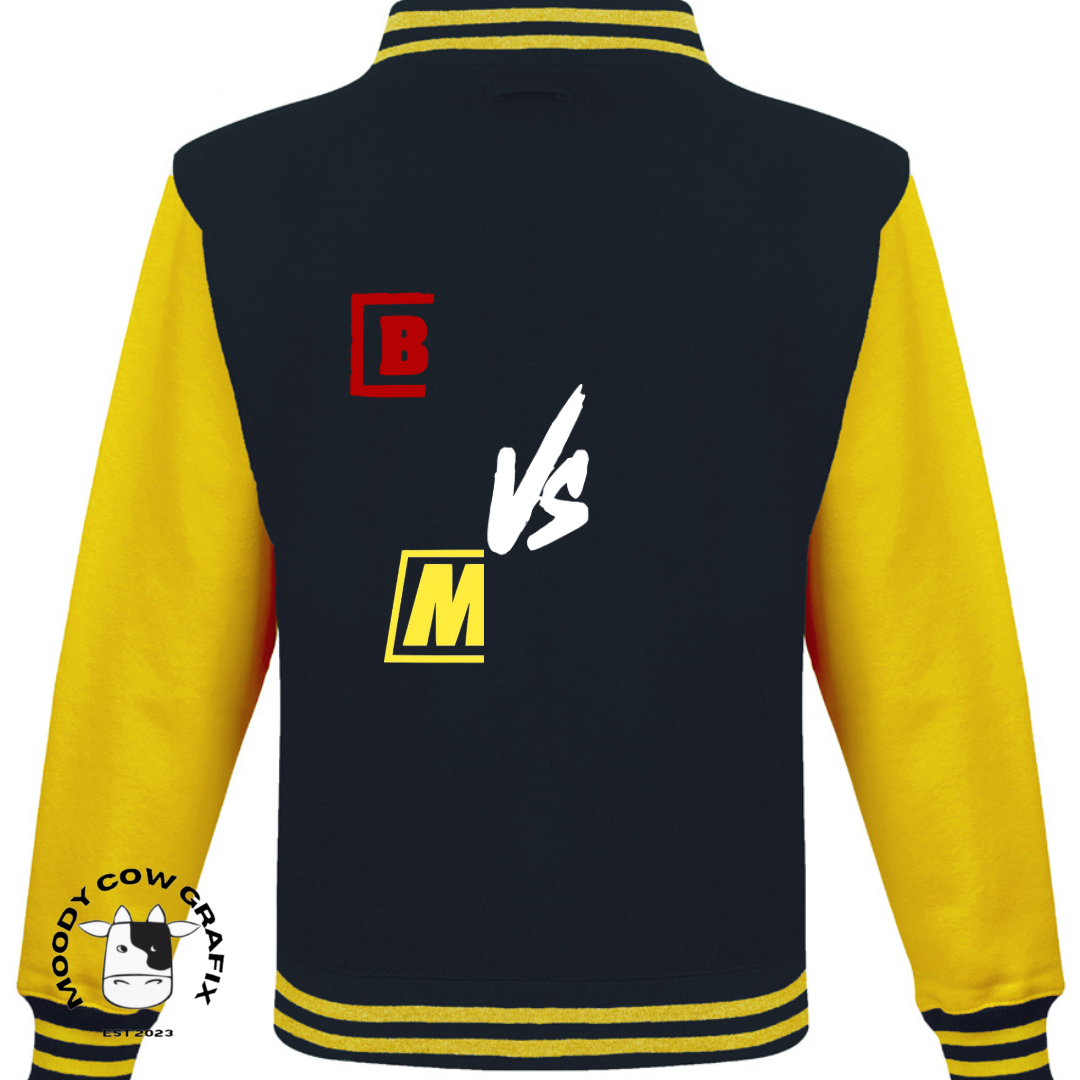 Custom Varsity Jacket - The ultimate face off.