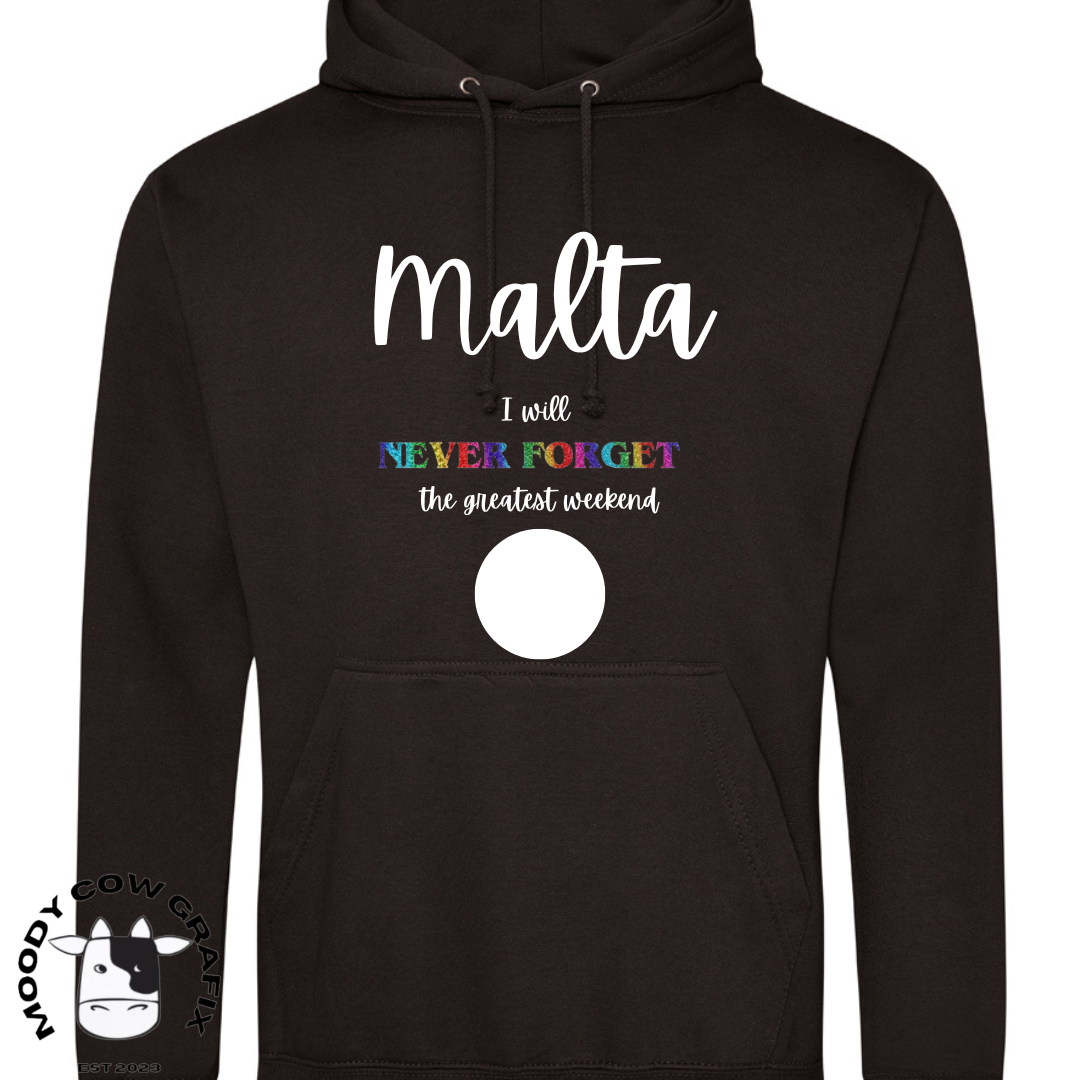 Custom Design Malta 2024 Hoodie - The Greatest Weekend