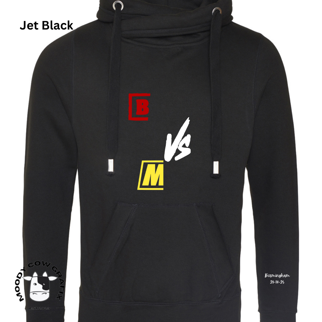 Custom Design - Cross Neck Hibernate Style Hoodie - The Ultimate Face Off