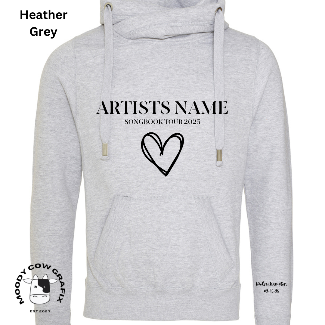 Custom Design - Cross Neck Hibernate Style Hoodie - Songbook Collection 2025