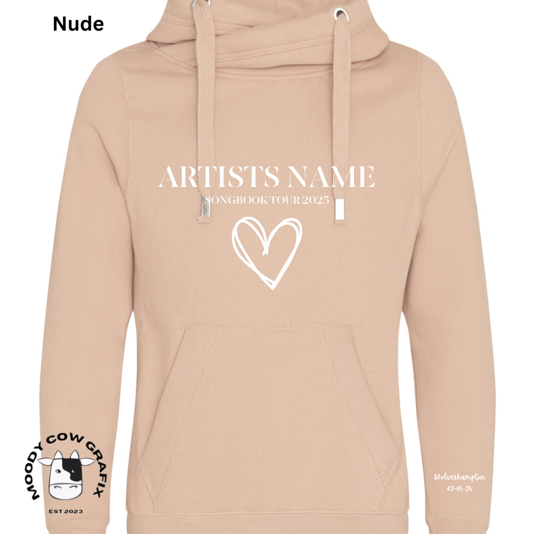 Custom Design - Cross Neck Hibernate Style Hoodie - Songbook Collection 2025