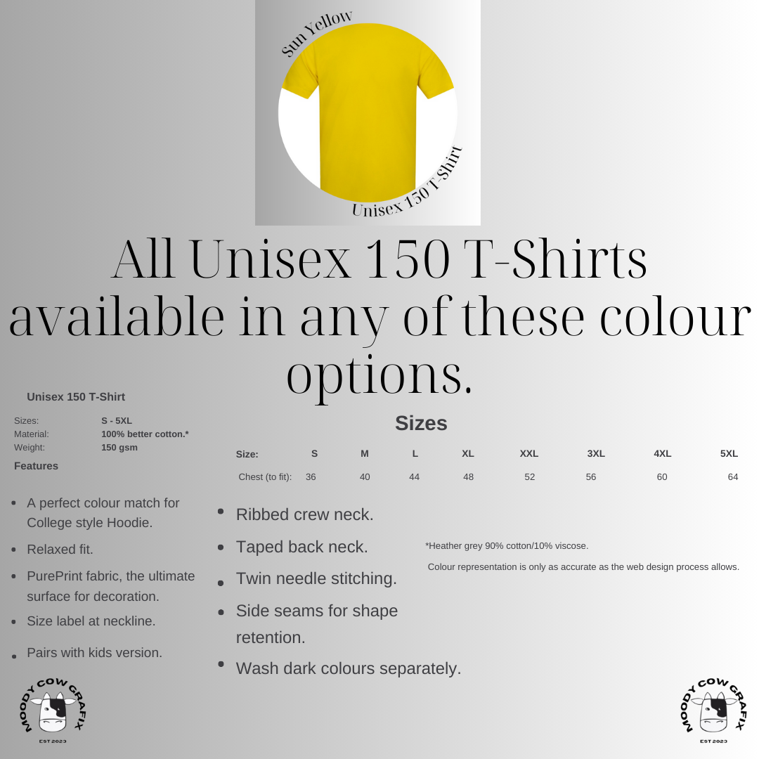 Custom Design Unisex Adults 150 T-Shirt - The Circus - Summer 2026.