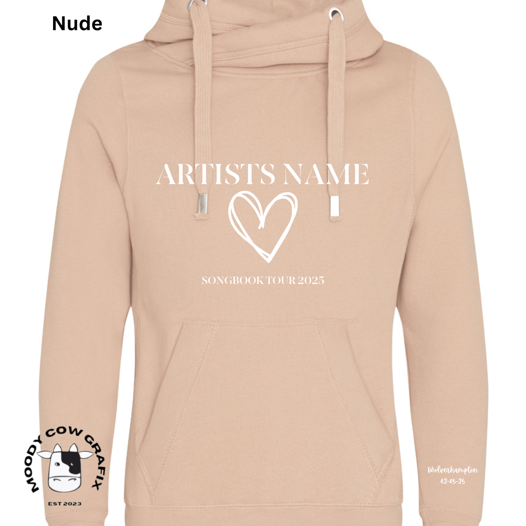 Custom Design - Cross Neck Hibernate Style Hoodie - Songbook Collection 2025