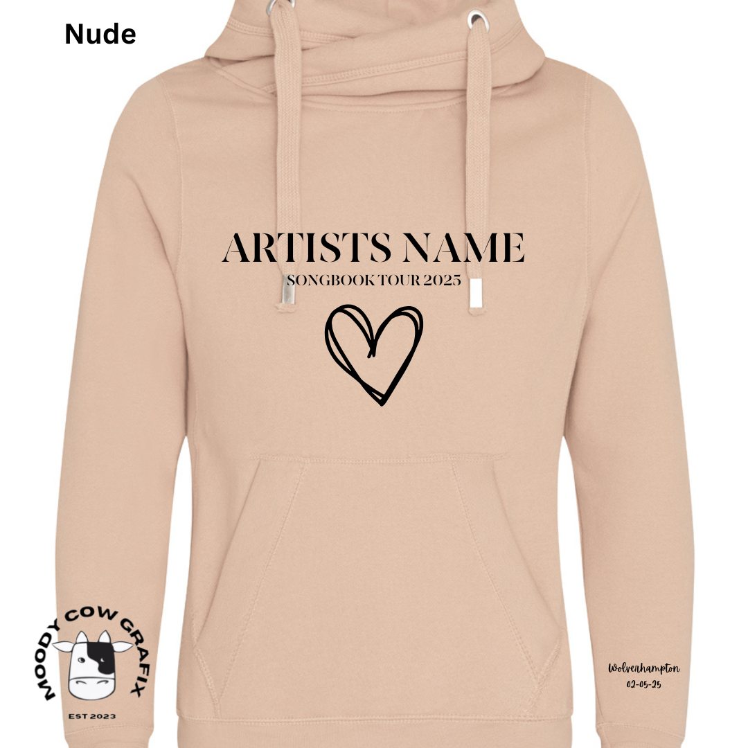 Custom Design - Cross Neck Hibernate Style Hoodie - Songbook Collection 2025