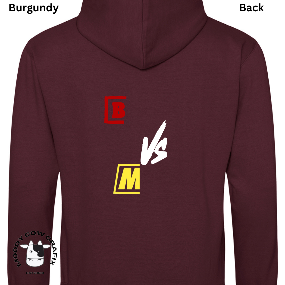 Custom Design Varsity Hoodie - The Ultimate Face Off- *Childrens*