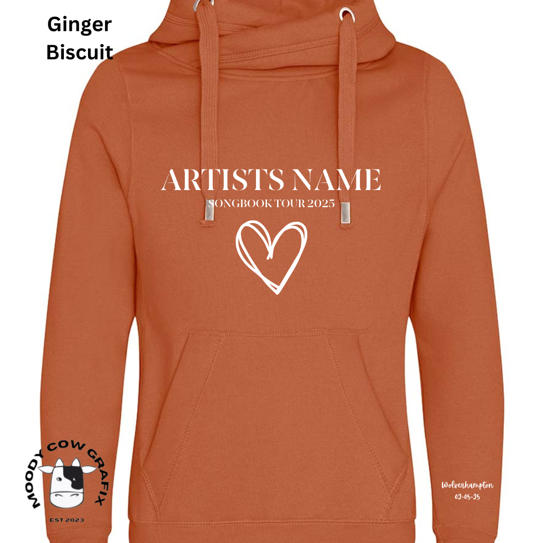 Custom Design - Cross Neck Hibernate Style Hoodie - Songbook Collection 2025