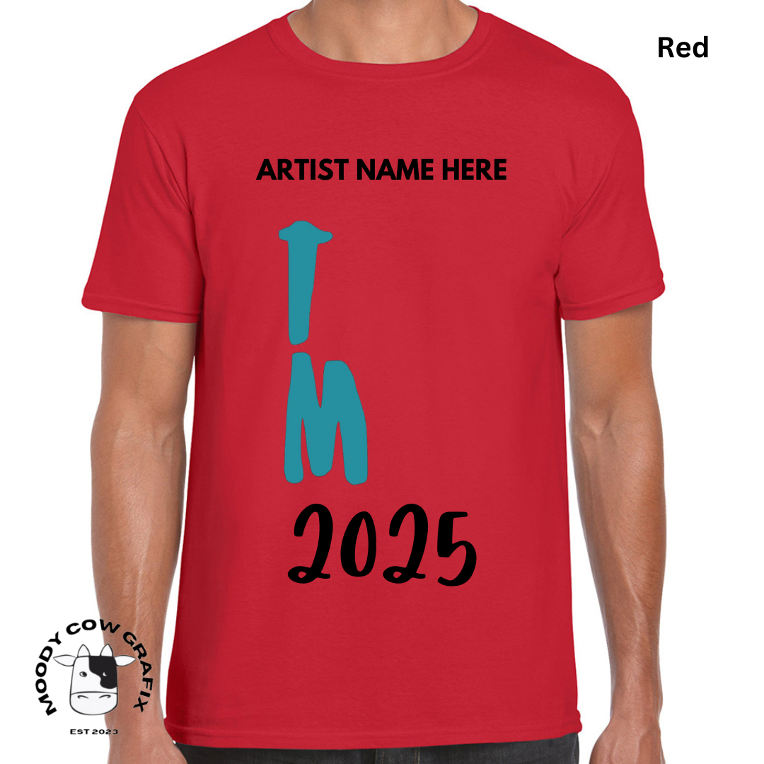 Custom Design -Unisex T-Shirt (Reds, Pinks, Yellow and Purple Colours) - TM Design