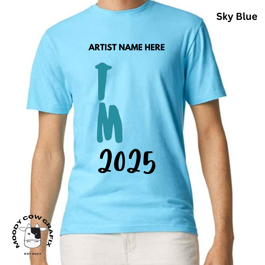 Custom Design -Unisex T-Shirt (Blue Colours) - TM Design Style