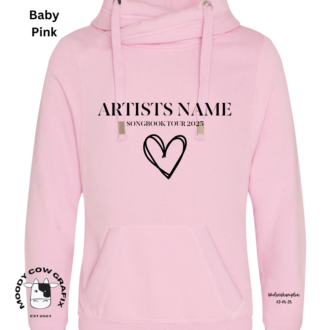 Custom Design - Cross Neck Hibernate Style Hoodie - Songbook Collection 2025