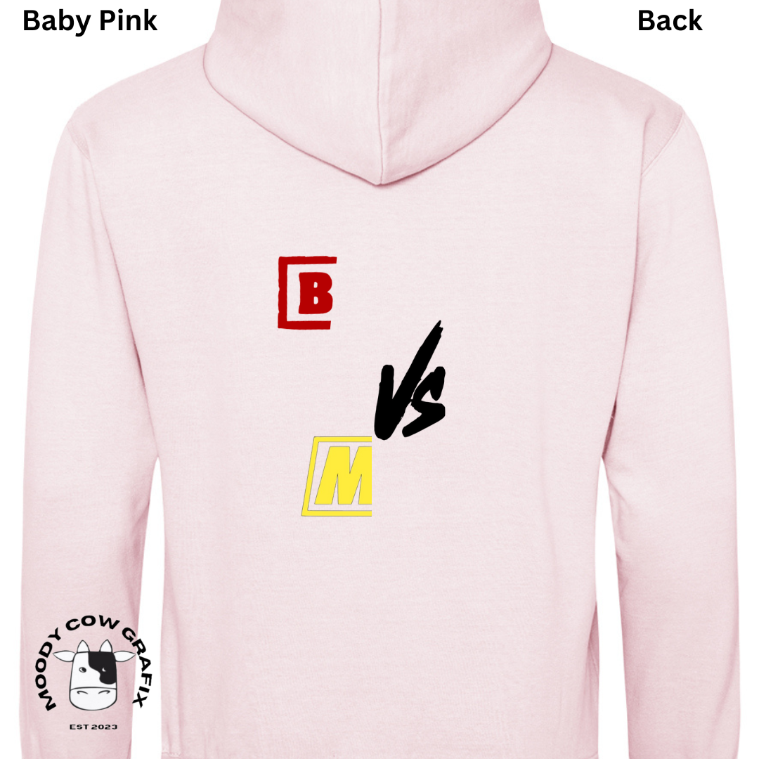 Custom Design Varsity Hoodie - The Ultimate Face Off- *Childrens*