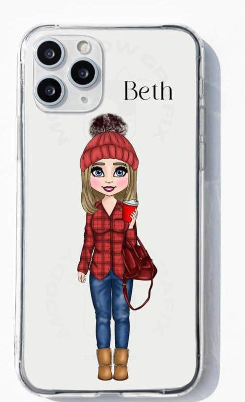 Personalised Google Character Phone Case