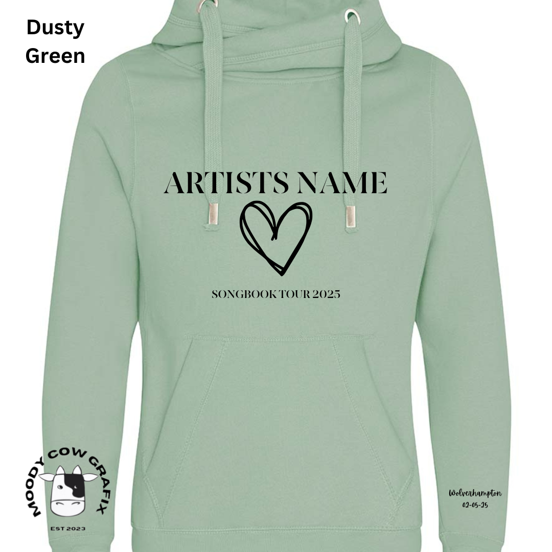 Custom Design - Cross Neck Hibernate Style Hoodie - Songbook Collection 2025