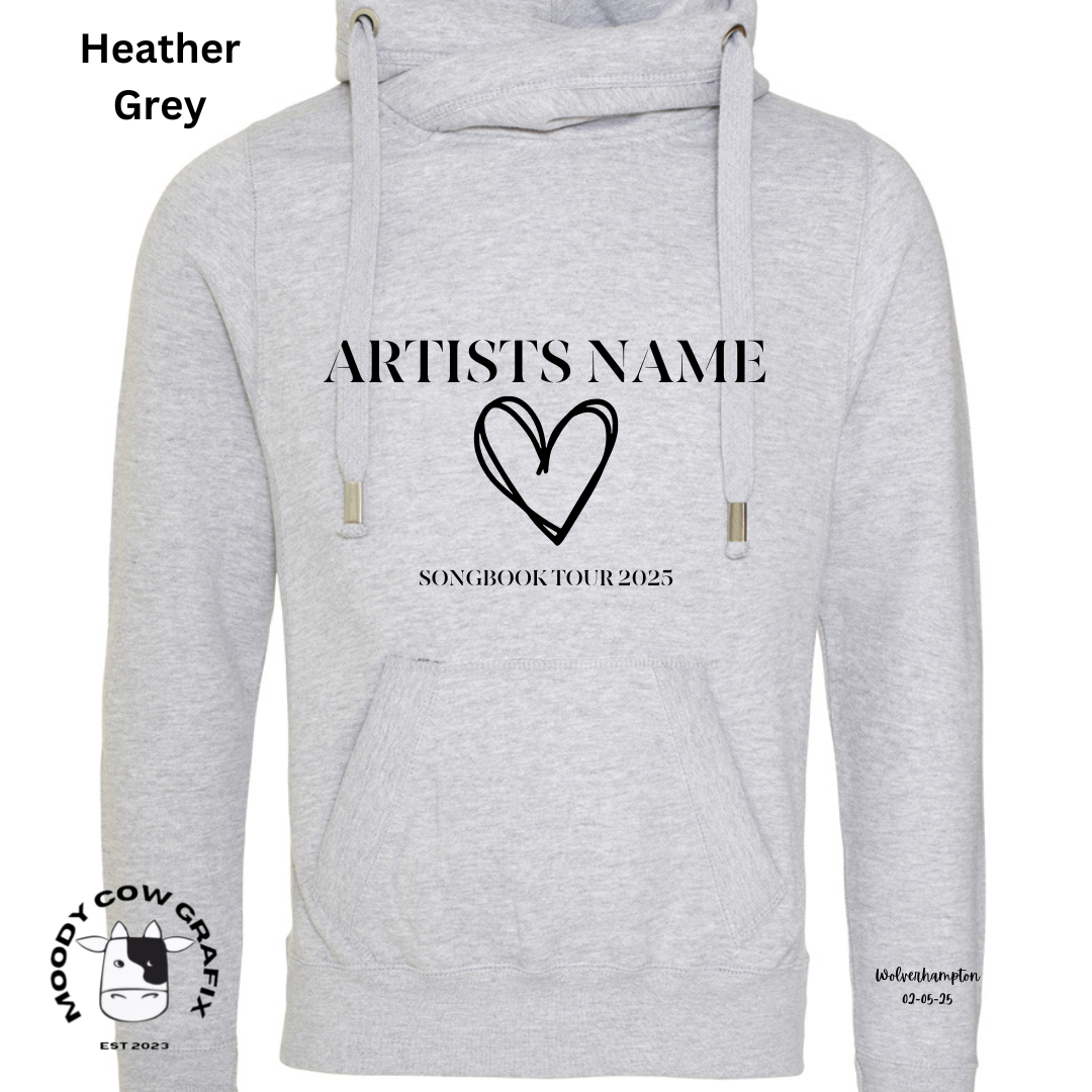 Custom Design - Cross Neck Hibernate Style Hoodie - Songbook Collection 2025