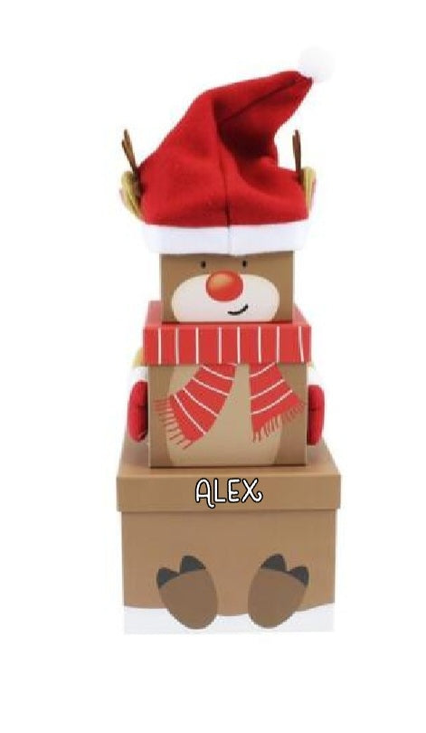 Personalised Christmas Stacker Boxes