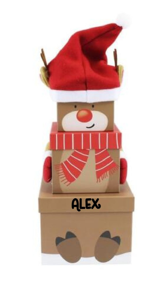 Personalised Christmas Stacker Boxes