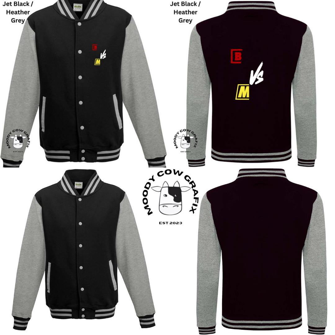 Custom Design Varsity Jacket - The Ultimate Face Off- *Childrens*